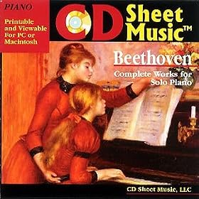 CD Sheet Music �x�[�g�[���F�� �s�A�m��i�W
