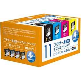 �v���W�[�� �ėp�C���N�J�[�g���b�W �u���U�[ LC114PK�Ή� 4�F�p�b�N (�u���b�N(�痿) �A�V�A���A�}�[���^�A�C�G���[) PLE-BR114P
