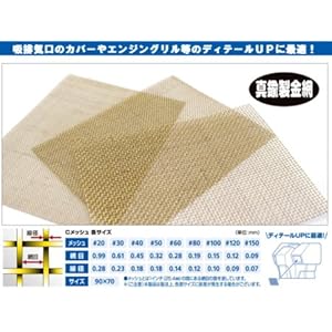 【クリックで詳細表示】C・メッシュ＃100 網目0.15mm 線径0.10mm