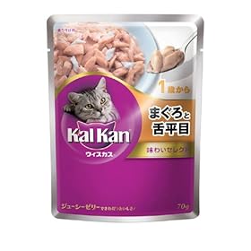 【クリックで詳細表示】カルカン 味わいセレクト 1歳から まぐろと舌平目 70g
