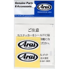 �A���C(ARAI) 1595 �V�[���h�p �X�e�b�J�[ 2��1�g 1595