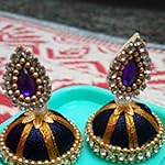 Blue Traditional Jhumki Earring