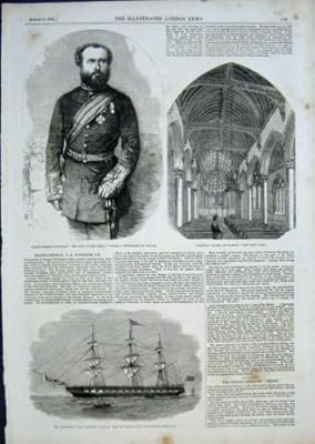  GEN Windham のリヴァプールの学校のフリゲート艦 Akbar 1856