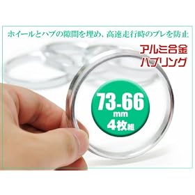 �ėp �n�u�����O 4���Z�b�g�y73-66mm�zHUB Ring �X�e�A�����O�̃u����U����}���I