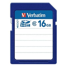 �O�H���w���f�B�A Verbatim SDHC�J�[�h 16GB Class6 SDHC16GRVB1