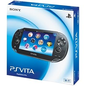PlayStation Vita (�v���C�X�e�[�V���� ���B�[�^) Wi�]Fi���f�� �N���X�^���E�u���b�N (PCH-1000 ZA01)