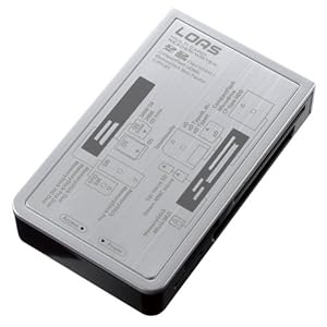 【クリックで詳細表示】LOAS マルチカードリーダー/ライター SDXCカードなど58メディアに対応 シルバー CRW-12M49SL