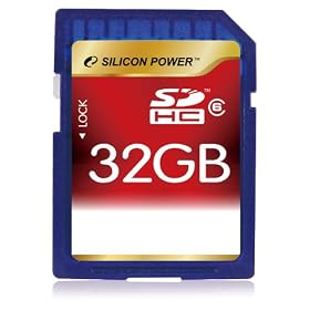 �V���R���p���[ SDHC�������[�J�[�h 32GB (Class6) �i�v�ۏ� SP032GBSDH006V10