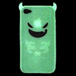 がうがう！ iPhone 4 Satan Silicone Case, Night Glow サタン シリコンケース, ナイトグロウ IPN4-SF3-STNNG