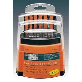 BLACK&DECKER 23pcs�h�����E�X�N�����[�h���C�o�[�r�b�g�Z�b�g 15095JP