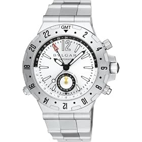 BVLGARI (�u���K��) �r���v GMT40C5SSD �f�B�A�S�m�v���t�F�b�V���i�� �u���b�N �����Y [���s�A���i]