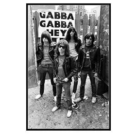 �����[���Y Ramones (Gabba Gabba Hey) �|�X�^�[ �t���[���Z�b�g [�������ၕ�z�r�[]