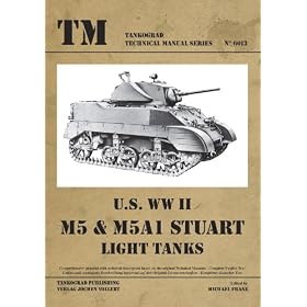 Nr. 6013 TECHNICAL MANUALS U.S. WWII M5 & M5A1 Stuart Light Tanks