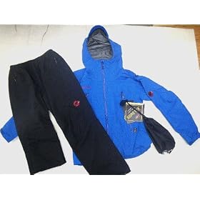 MAMMUT(�}���[�g) GORE-TEX Pro Shell THUNDERSTORM Rain-Suits 547(high blue/black) L JP1030121