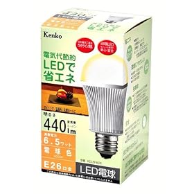 Kenko(�P���R�[) KDL5FW26 LED�d�� �d���F 6.5W 5651ah