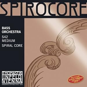 【クリックで詳細表示】Spirocore スピロコア コントラバス弦セット S42 ミディアム