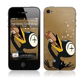 MusicSkins  iPhone 4G �p�t���ی�t�B����  The Drinky Crow Show - Drunk  iPhone 4G  MSIP4G0933