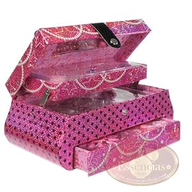 �y�݌ɂ���I�z�}�[�N�E�B���Y�@�f�R�K�[�����}���e�B�b�N���C�N�A�b�v�o�b�O DECO GIRL ROMANTIC PINK BAG
