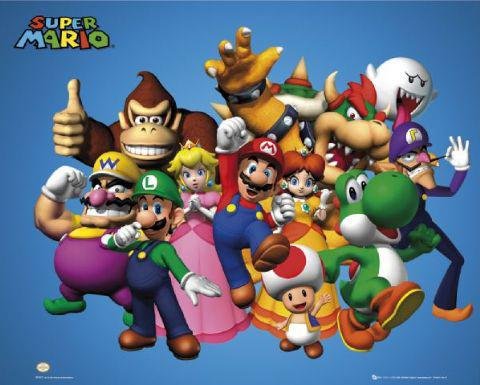  Posters: Nintendo Mini Poster - Ensemble Des Acteurs (50 x 40 cm)