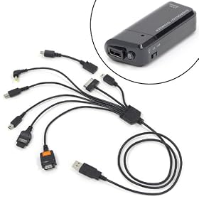 �yAmazon����z 7in1�X�[�p�[�}���`USB�P�[�u��+Micro USB �d�rBOX�Z�b�g RCG-U7SPB+MBOX