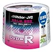 Victor �f���pDVD-R �n�[�h�R�[�g CPRM�Ή� 16�{�� �z���C�g�v�����^�u�� 50�� ���{�� VD-R120DH50