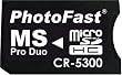 PhotoFast microSD to MS Pro Duo�ϊ��A�_�v�^�[�u���X�^�[�p�b�P�[�W�EmicroSDHC8GB�Ή� CR-5300