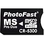 PhotoFast microSD to MS Pro Duo�ϊ��A�_�v�^�[�u���X�^�[�p�b�P�[�W�EmicroSDHC8GB�Ή��E1�����ۏ� CR-5300