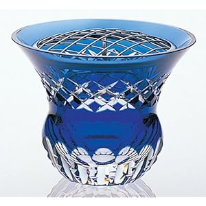 【クリックで詳細表示】カガミクリスタル ローズボール(フラワーネット付) F439-753-CCB F439-753-CCB