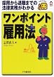 �̗p����ސE�܂ł̖@���������킩�郏���|�C���g�ٗp�@ (CK BOOKS)