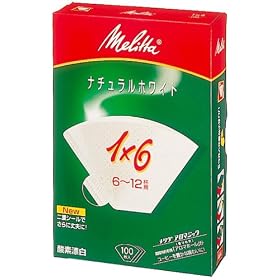 Melitta �t�B���^�[�y�[�p�[ �A���}�W�b�N �i�`�������z���C�g 1�~6G