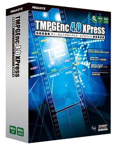 TMPGEnc 4.0 XPress ペガシス プラットフォーム: Windows 10,782 TMPGEnc 4.0 XPress ペガシス プラットフォーム: Windows 10,782