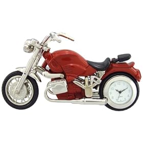 [Miniature Clock] �~�j�`���A�N���b�N �u���v �y�U�E�N���b�N�n�E�X����̔��z�A�i���O �o�C�N �� MC-653-RED/AZ