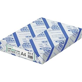 【クリックで詳細表示】コクヨS＆T KB用紙(共用紙)(ホワイト再生紙) A4 500枚 KB-KW39