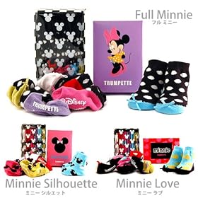 �yDISNEY�z BABY SOCKS�k�����l FULL MINNIE�k�~�j�[�l �t���~�j�[�@6���Z�b�g