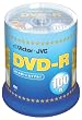 Victor �f���pDVD-R 8�{�� 120�� 4.7GB �z���C�g�v�����^�u�� 100�� VD-R120S100