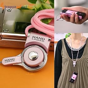 [HandLinker]�n���h�����J�[ ���o�C���l�b�N�X�g���b�v�i�s���N�j�y45250�{�̔��˔j�I�z�y�X�}�[�g�t�H��/iPhone4/iPhone3G[S]/Xperia/GALAXY S/IS03/�f�W�J��/�g�тɁz�yHandLinker/�n���h�����J�[�z