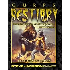 Gurps Bestiary: Animals, Monsters and Were-Creatures