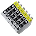 EPSON�ėp�C���N�@ICBK50�Ή��ėp�C���N�@�u���b�N6�{