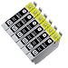 EPSON�ėp�C���N�@ICBK50�Ή��ėp�C���N�@�u���b�N6�{