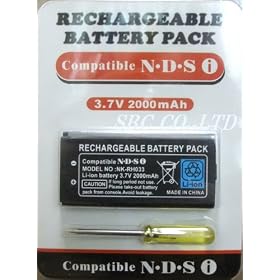 �y NEW �z DSi��p�@�������o�b�e���[�����p�@2000mAh�@SBC�d�l �\���i��