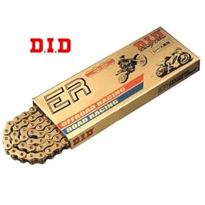 【クリックで詳細表示】[DID] シールチェーン/レーシング 50ERV G＆G 120L / ゴールド / 120L / 215530120 / [HONDA]CBR600RR’03-’06(112L)/CBR750AERO’87-(116L)/CBX750F’83-’8