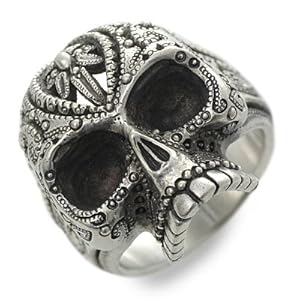 【クリックで詳細表示】BIGBLACKMARIA (ビックブラックマリア) シルバーリング 22.0号 A0175