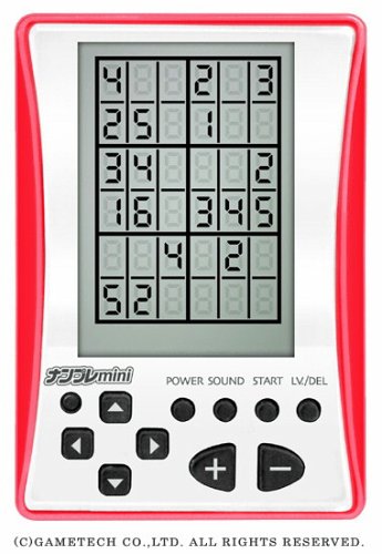 ミニLCD ナンプレ ナンプレmini レッド