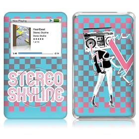 Music Skins iPod Classic�p�t�B���� Stereo Skyline - Boom Box Lady iPod Classic MSRKIPC00316