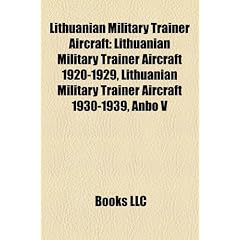 Lithuanian Military Trainer Aircraft: Lithuanian Military Trainer Aircraft 1920-1929, Lithuanian Military Trainer Aircraft 1930-1939, Anbo V