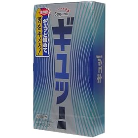 【クリックで詳細表示】サガミ ギュッ！ 6段絞りコンドーム 12個入