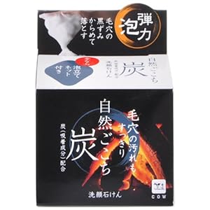 【クリックで詳細表示】自然ごこち 炭 洗顔石けん
