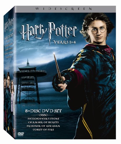  Harry Potter Years 1-4 (The Goblet of Fire - Special Edition / The Chamber of Secrets / The Philosopher's Stone / The Prisoner of Azkaban)