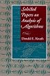 Selected Papers on Analysis of Algorithms (Center for the Study of Language and Information Publication Lecture Notes)