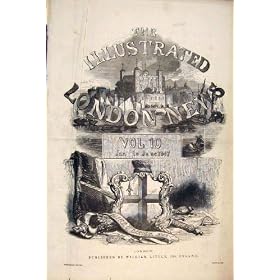 London Sketch News Cover Page Thames Boat Fine Art 1847